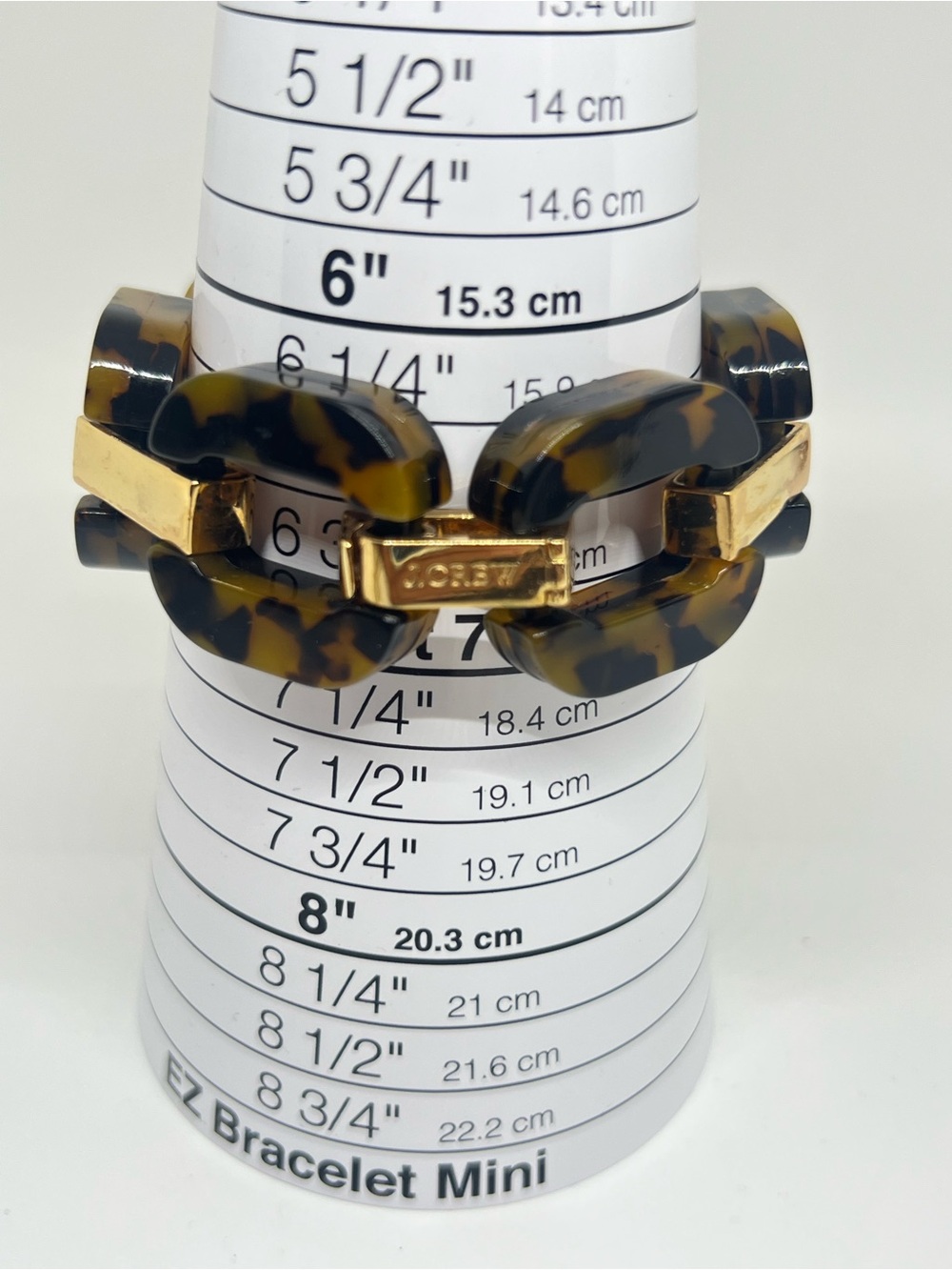 J. Crew Gold and Tortoise Chain Link Bracelet